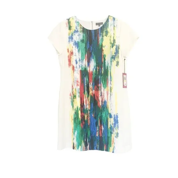 NWT Vince Camuto Artsy Shift Dress Sz 4 - Picture 2 of 7